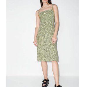Reformation Afternoon Dress - Green Floral